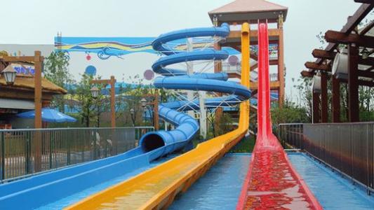 水上樂園大喇叭滑梯 兒童戲水游樂設施 , 人工造浪設備圖片_高清圖_細節(jié)圖